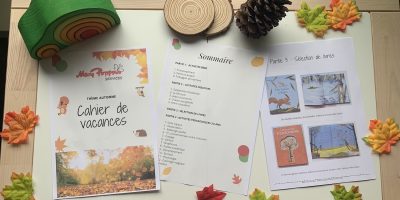 Cahier de vacances thème Automne à télécharger